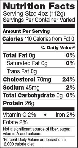 Nutrition Information