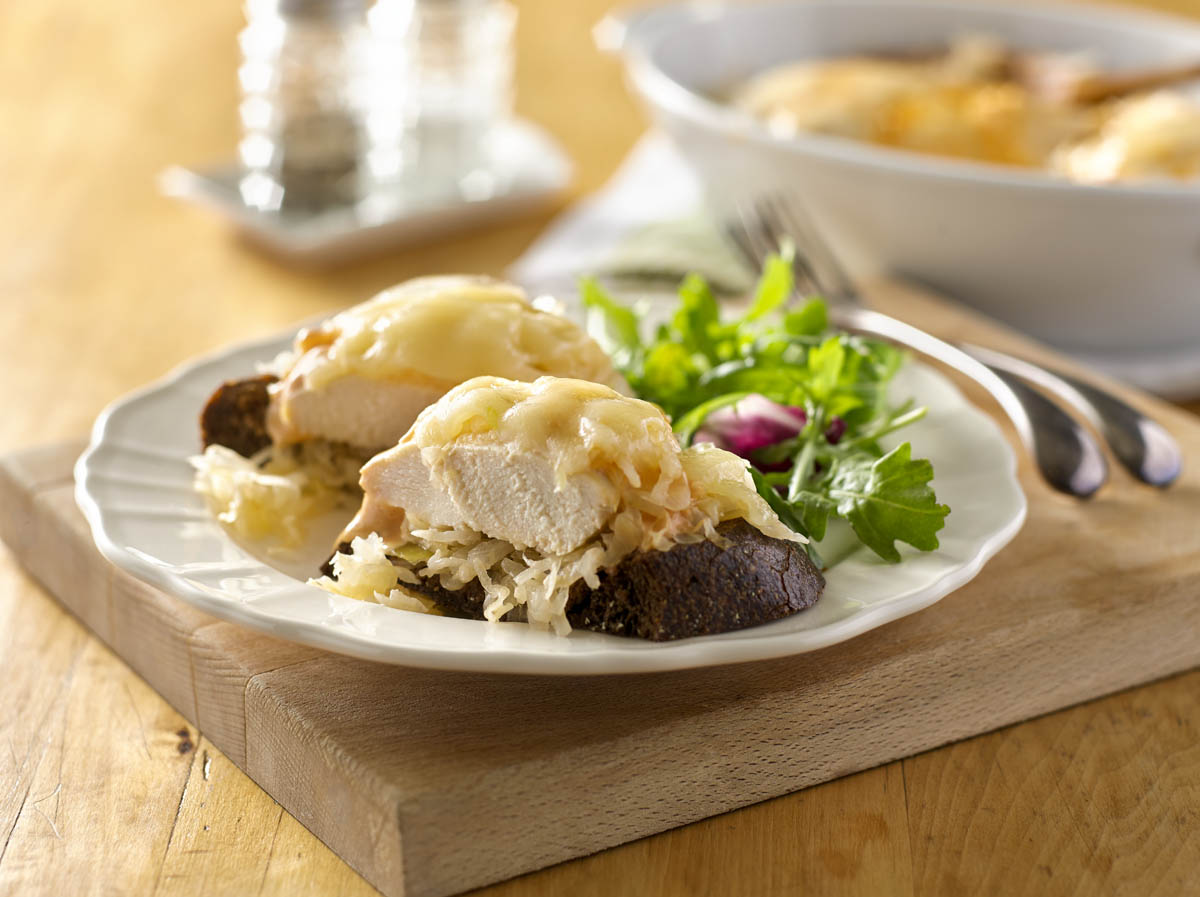 Chicken Reuben Casserole