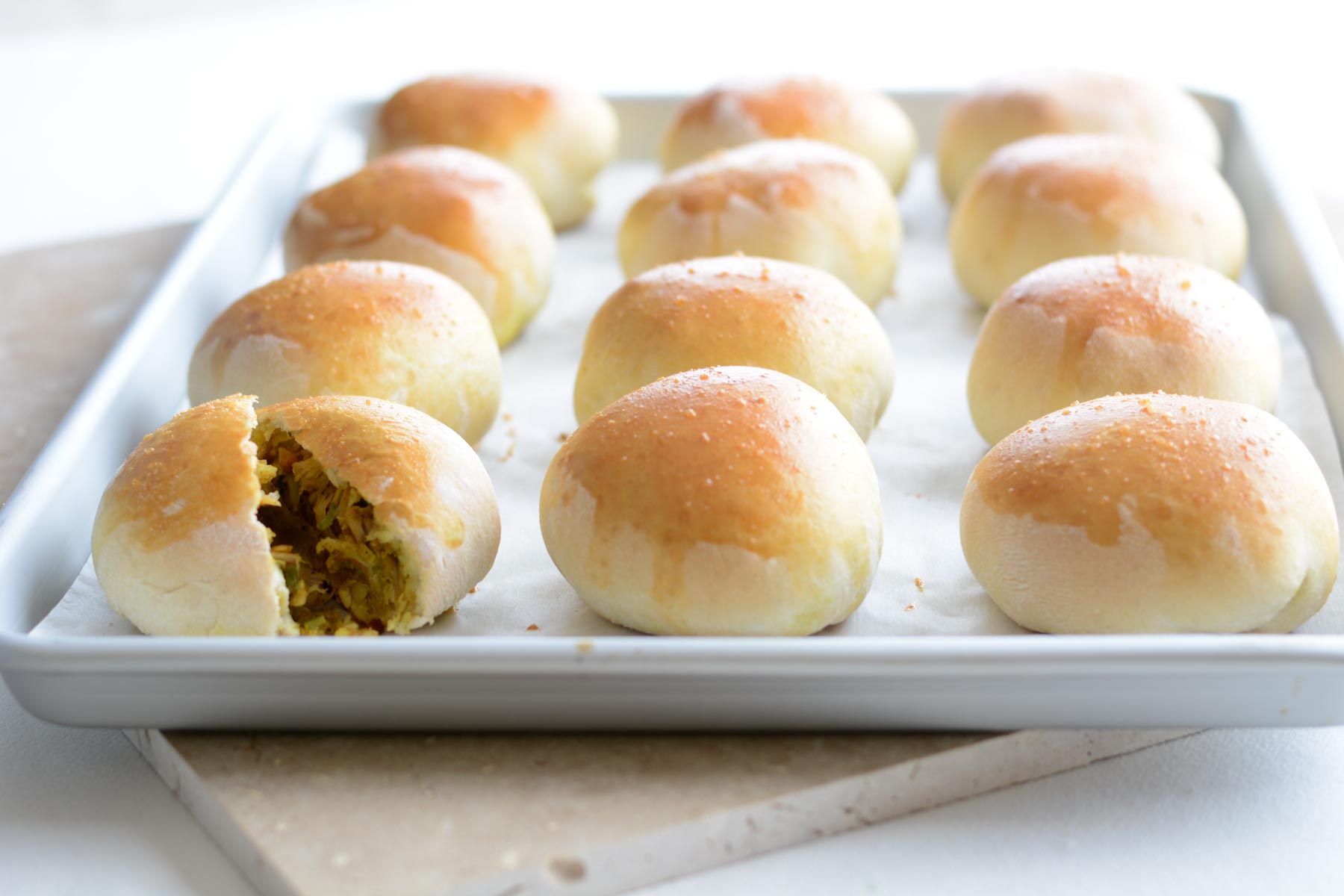 Lemon Pepper Curry Buns