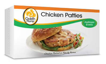 Chicken Patties Mushroom &amp; Swiss