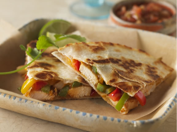 Chicken Fajita Quesadillas