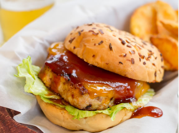 Wild West BBQ Chicken Burgers