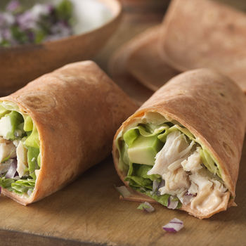 Pulled Chicken Wraps